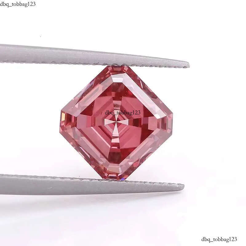 Asscher Cut 4.03carat Hpht Cvd Fancy Pink Lab Grown Loose Dias Synthetic Dia Factory Wholesale
