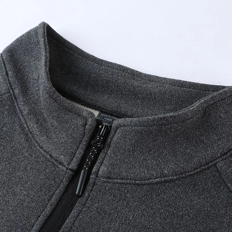 Men Running Long Sleeve Tshirt Outdoor Reflective Fitness Sports Top Autumn Winter Breathable Half Zippered Jogging Sportswear 251023