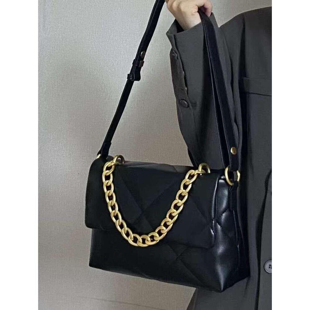 Evening Bags Cross Body 22Ss ladies Double purse Classic Medium Flap Quilted Bag Gold sliver Hardware Turn Lock Crossbody Women Shoulder Handbag 25cm 