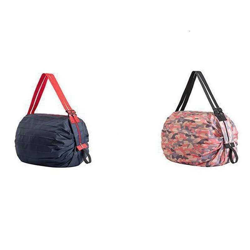 Foldable Storage With Handle Portable Travel Camouflage Handbags Large Capacity Shopping Bag