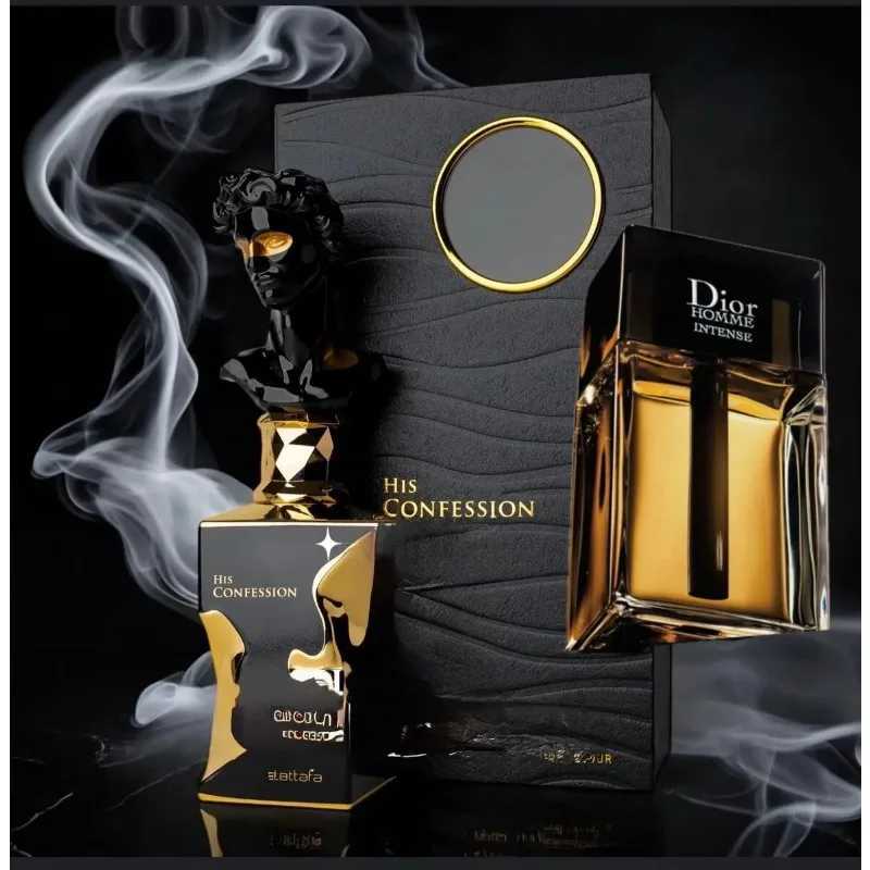 His Confession Eau de Parfum Spray 100ml Arab Perfumes Lasting Oriental Woody Pheromone Perfume Cologne for MenW251023