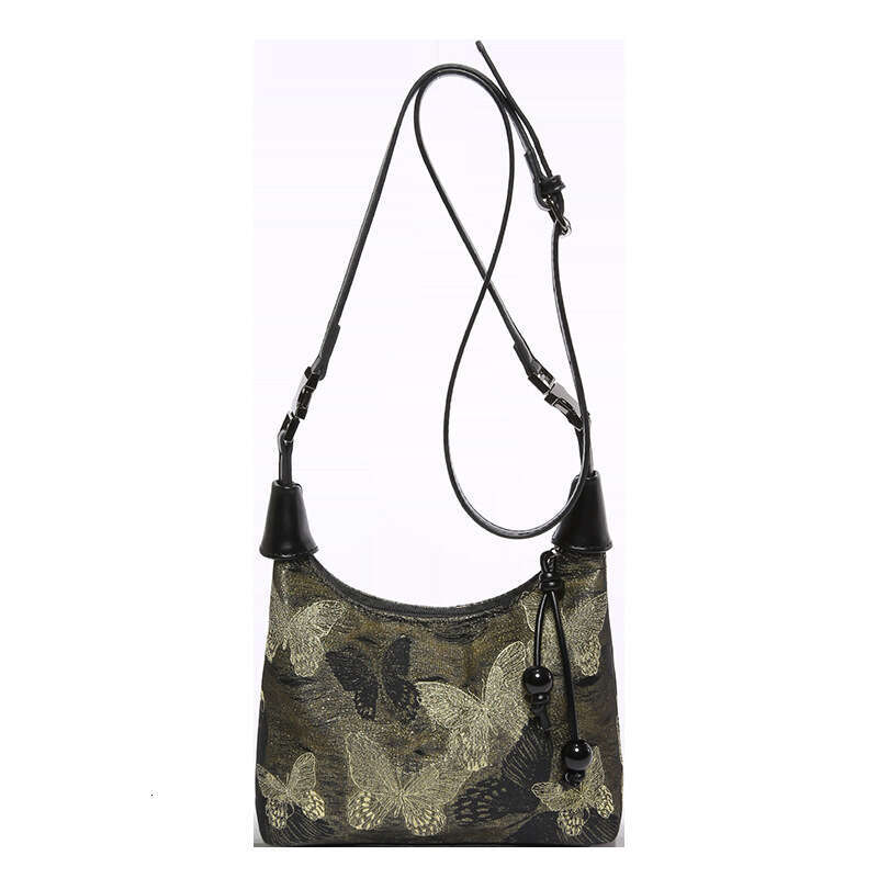 New Gilded Butterfly Nanfeng Chio2nd Portable Lock Buckle Chinese Style Dumpling Single Shoulder Crossbody Bag