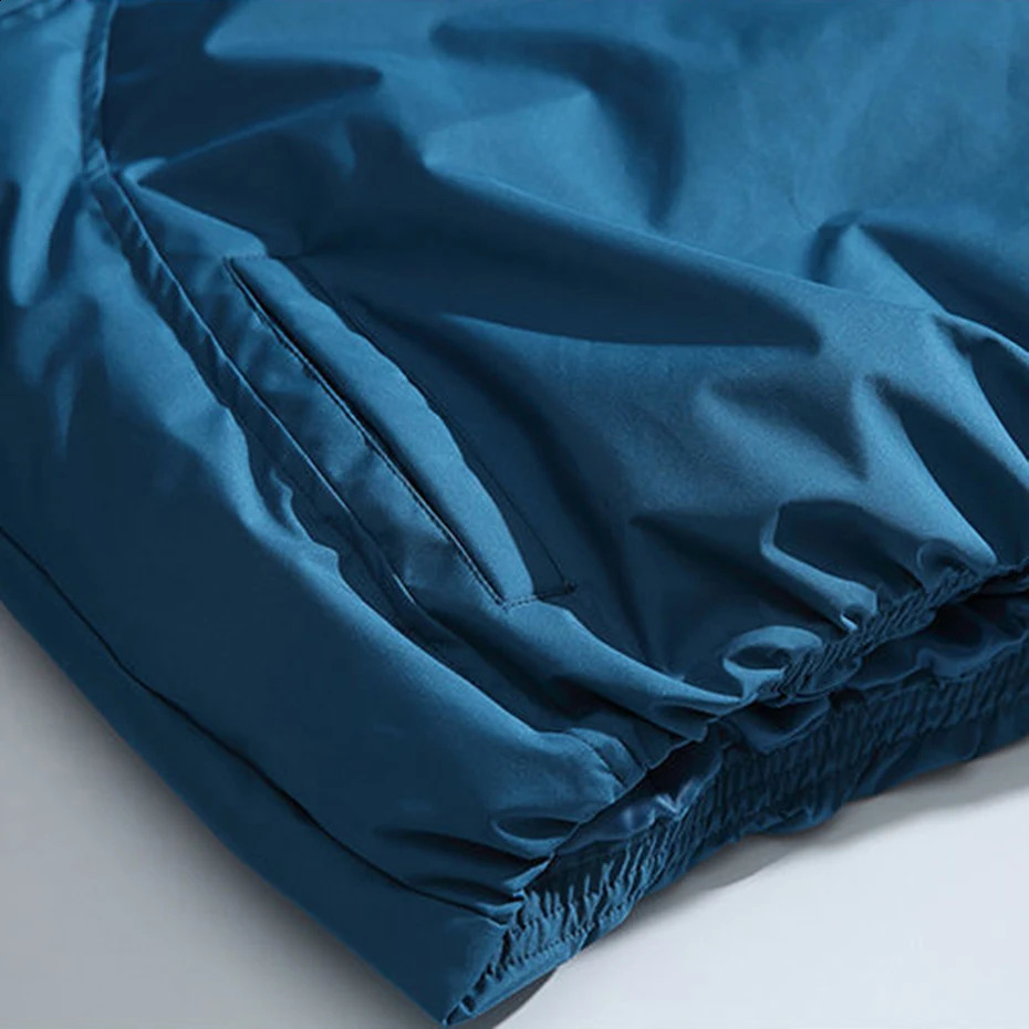 Winter Men Jackets Diagonal Zipper Hooded Parkas Thicken Warm Coat Black Loose Casual Padded Jacket Outwear for Male 251017