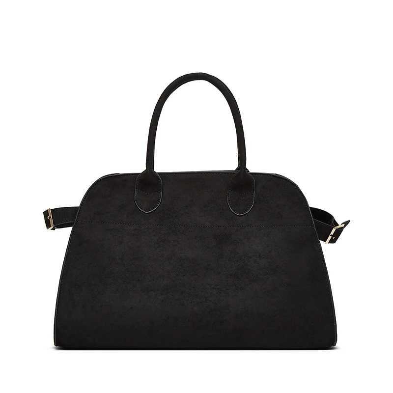 Design Handbag Leather HighCapacity Commuting Bag Fashionable Cowhide Suede Briefcase Tote Bag Travel Bag SuedeL251023