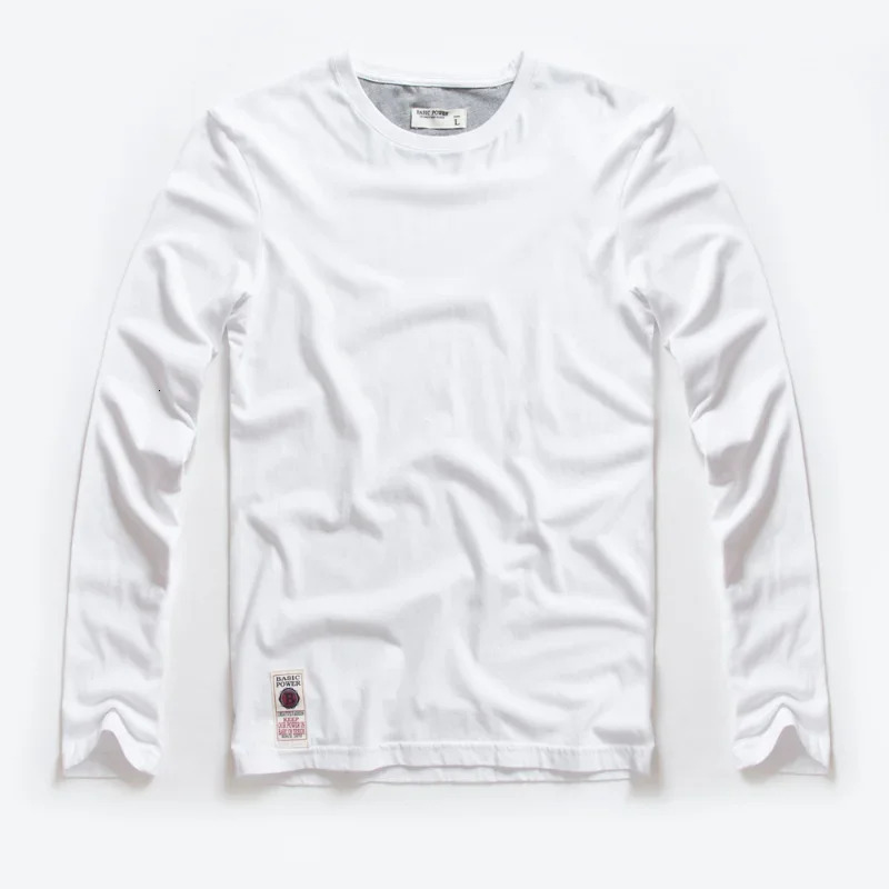 Mens tshirts Spring Long Sleeve Tshirt Mens clothing Y2k Tshirt Washing Sweatshirt Shirts Casual Oneck streetwear Tee Tops 251020