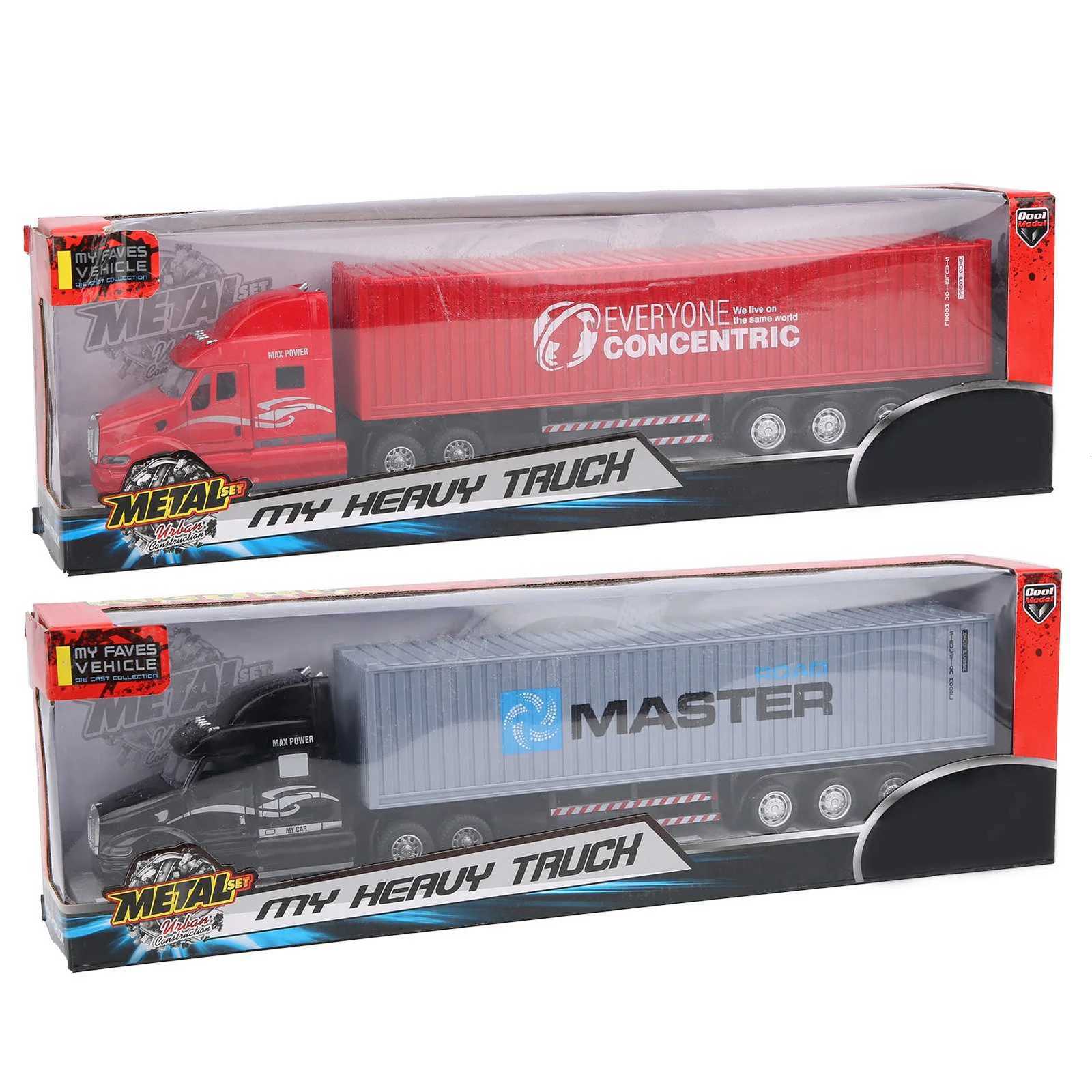 Alloy Car Model Alloy Simulation Container Car Model Children Kid Pull Back Car with Sound Light Children Car Simulation CarT251023