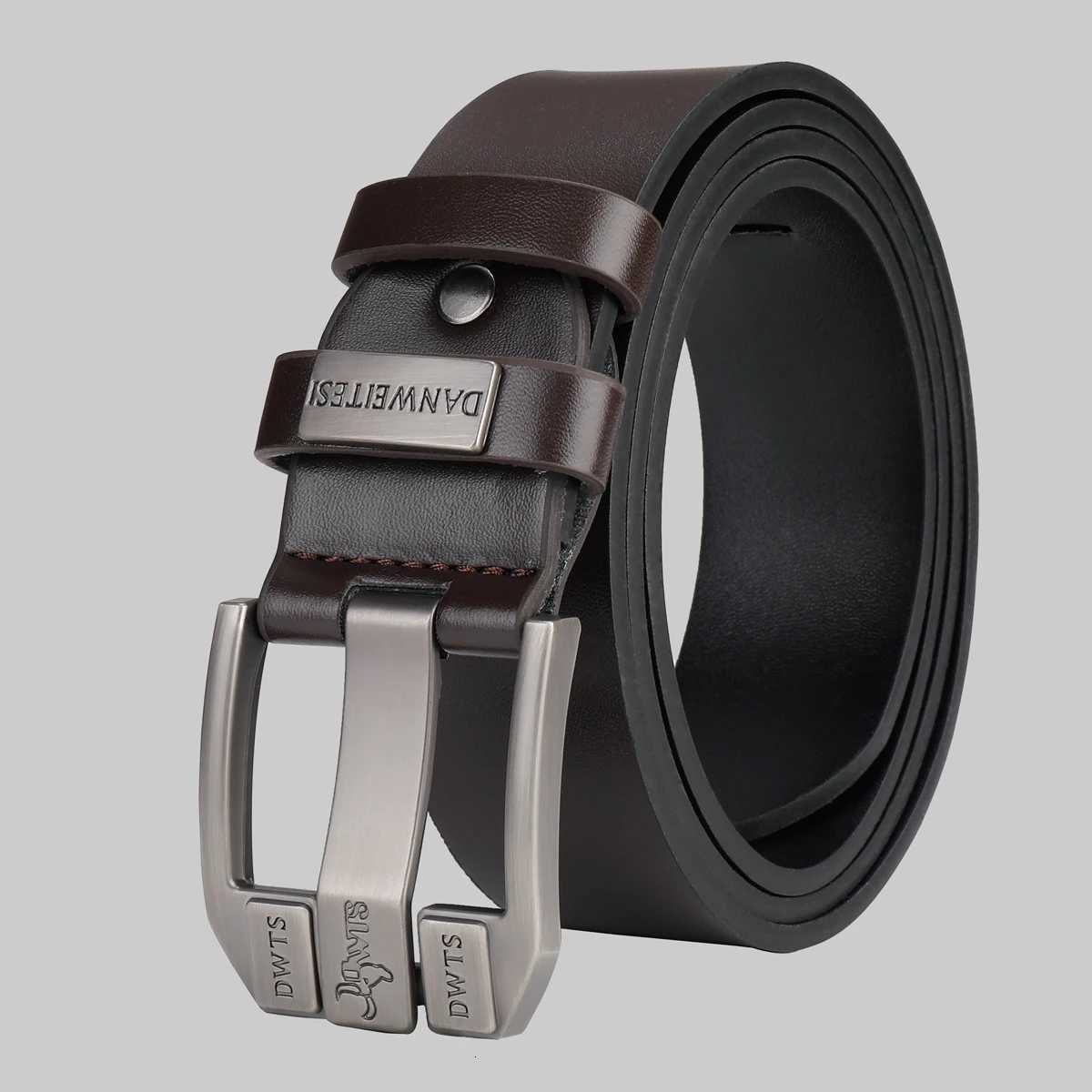 New mens belt mens highquality belt mens versatile belt luxurious needle buckle authentic vintage denim styleXJ251023