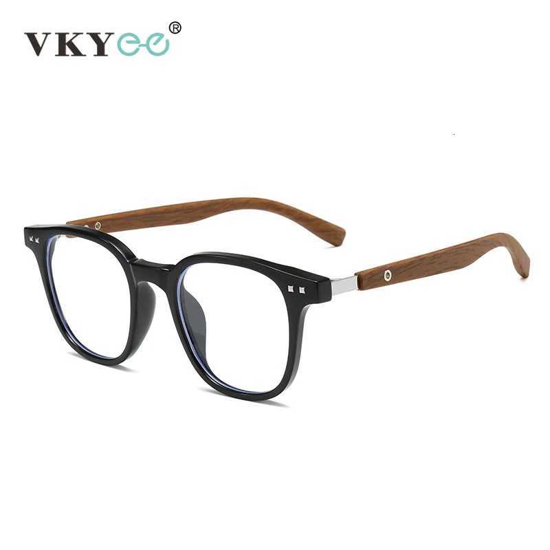 VICKY New Simple Geometric Square Frame Men Women Antiblue Light Reading Glasses Can Be Customized Prescription HM503W251023
