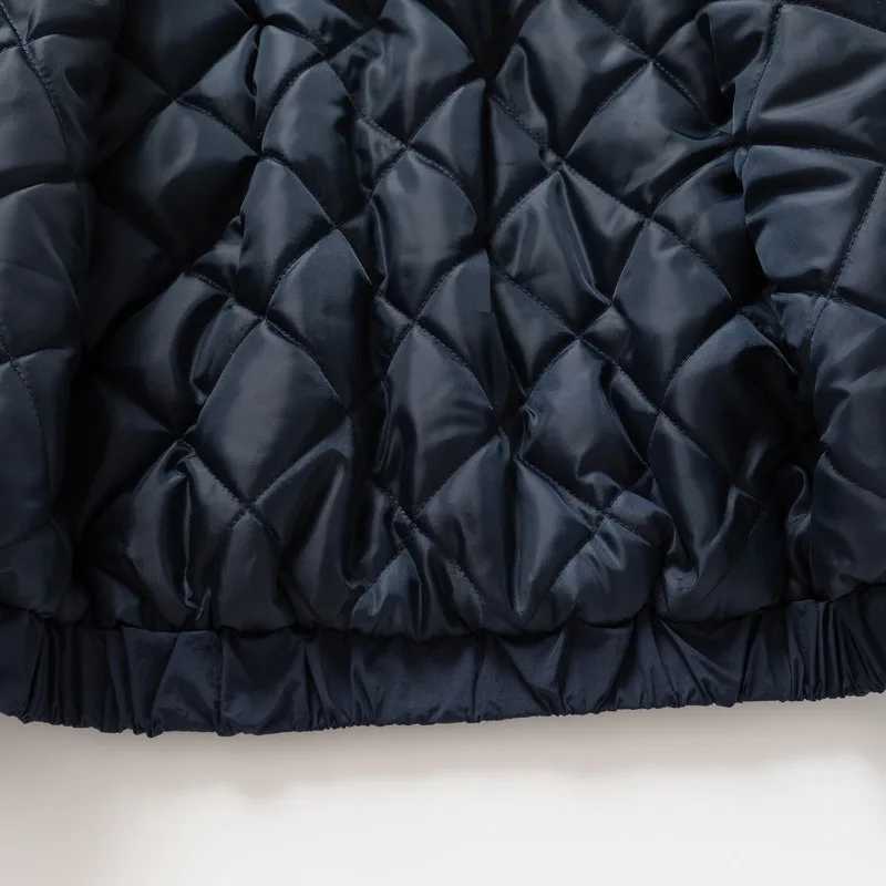 New Winter Boys Lightweight Padded Cotton Jacket Childrens ColorBlock CottonPadded Coat Fashionable and Warm Outerwear Y251023