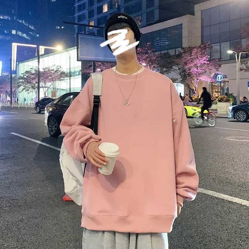Mens Oversized Hoodie White 5XL Harajuku Hoodies Oversize For Men Solid Man Casual Wear Hoody Fashion Male SweatshirtT251023