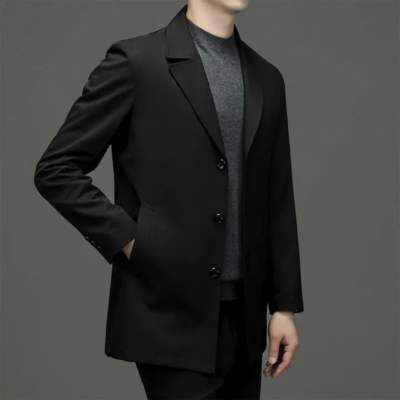 Long Male Blazer Plus Big Size Single Breasted Coat Oversize Menswear Fashionable Mens Suit Jackets in Classic Casual 251023