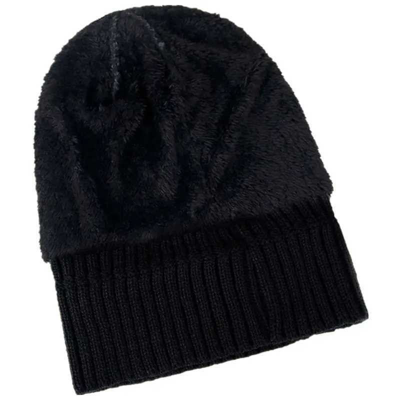 Hot Sa URGENTMAN Brand Unisex Warm Winter Hats Stylish Plush Fur Li Beanie Hat Thick Knitted Hats For Men Wen CasualW251023