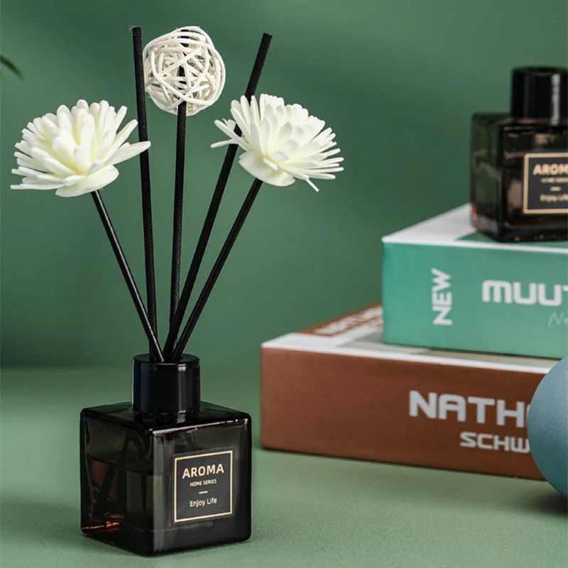 50ml Hilton Hotel Reed Diffuser Sets Reed Diffuser Bottle with Plastic Flower He Scents Aratherapy Essential Oil Y251023