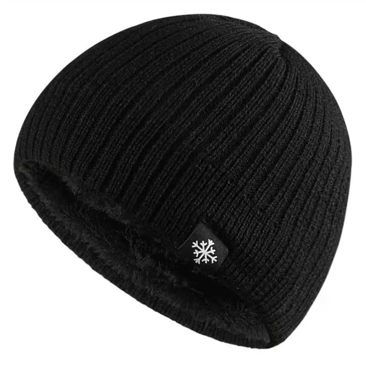 Autumn and winter mens and wens velvet plover knitted hat loose outdoor warm ear protection thick woon hatW251023