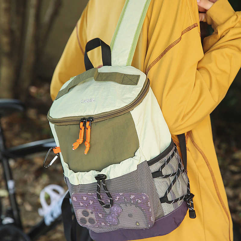 Backpack Outdoor Sports Backpack Large Capacity Cycling Backpack Fashion Bag Oxford Cloth College Student Backpack Hiking Bag W251023