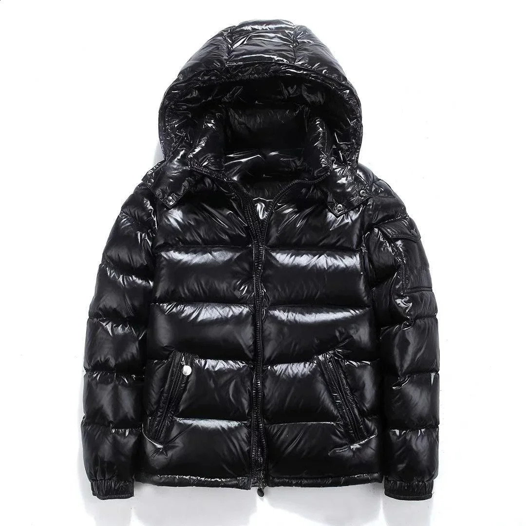 High Quality Hooded Down Men Trend Solid Color Short Winter Jackets Coat Windproof Thickened Warm Long Sleeve Parkas 251015