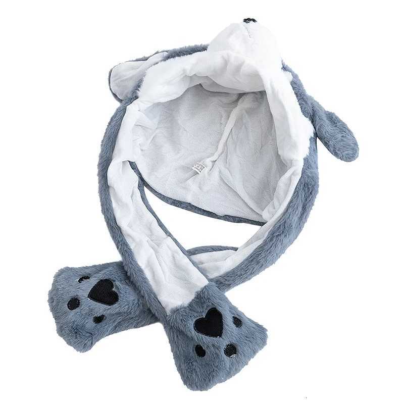 Hot Sa Unisex Funny Ear Hat Sty Coup Cute Ear Moving Up Men Wen Girls Rabbits Ears Plush Winter Lovely Hat W251023