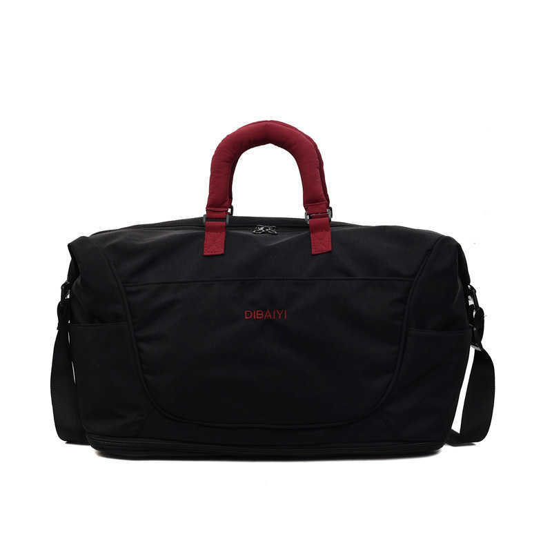 Expandable Single Shoulder Storage Sports Gym Bag Short Trip Bag Women Large Capacity Handheld Lightweight Business Travel Luggage Bag W251023