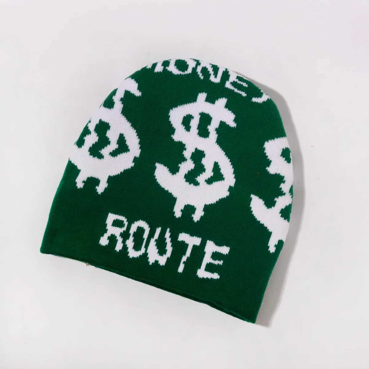 Knitting Cap 2025 Y2k Beanie Women Warm Hats For Men Fashion Dollar Embroidered Cap Soft Woolen Male Hip Hop Bobble Hat UnisexXJ251023