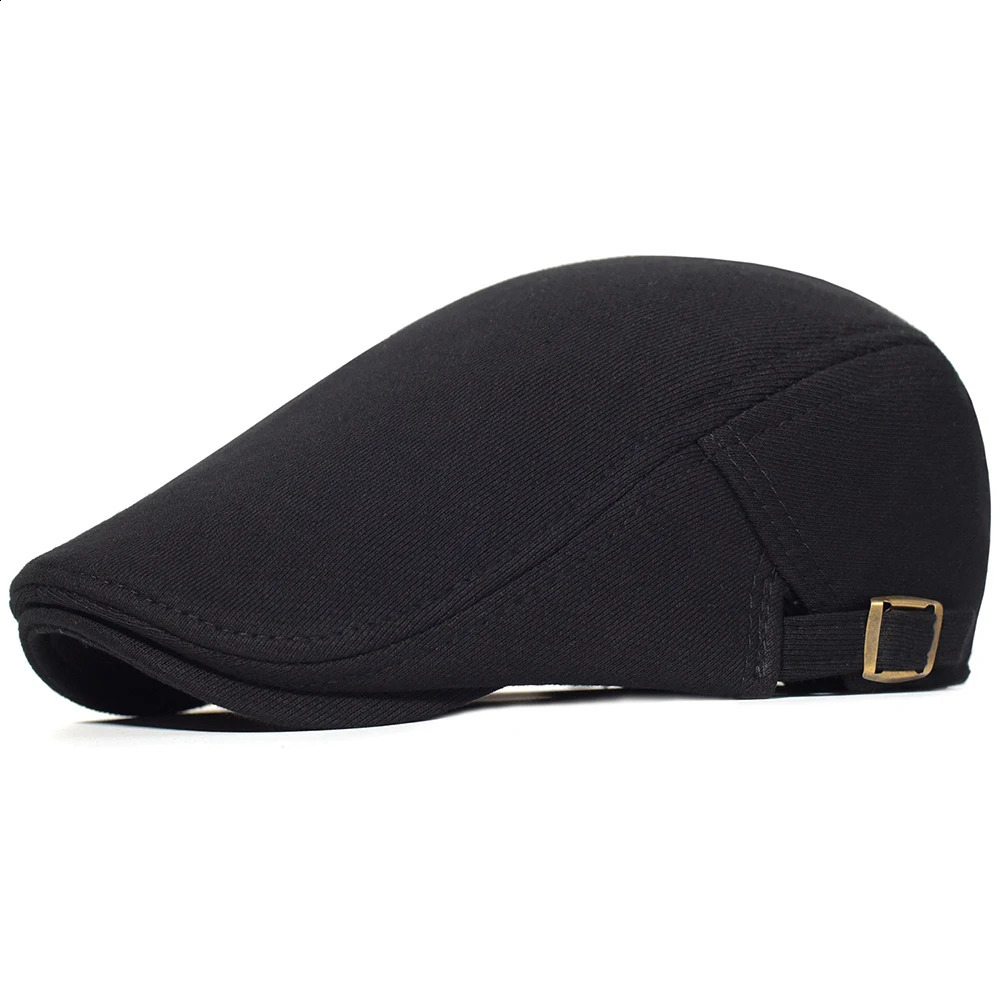 Cotton Adjustable sboy Caps Men Woman Casual Beret Flat Ivy Cap Soft Solid Color Driving Cabbie Hats 251021