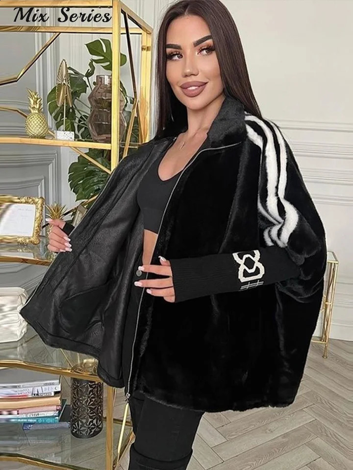 Fashion Hooded Panel Coats Womens Oversized Lapel Collar Zippers Long Sleeve Outerwear Autumn Lady Casual Streetwear 251022