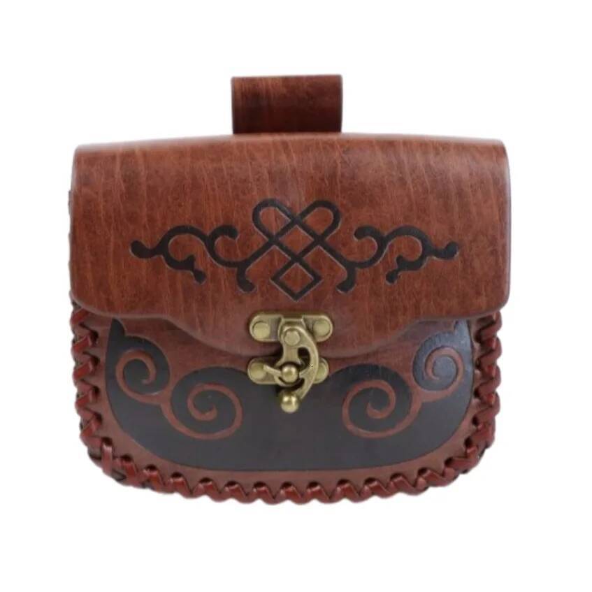 Autumn and Winter New Vintage Style Belt Bag Coin Wallet Waist Bag Medieval Luxury Handbag Halloween Designer Bag Holiday Role Playing Accessories