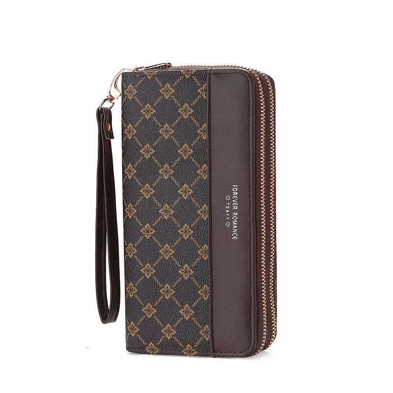 Clutch Long Simple Stylish Zipper Hand Hold Bag Large Capacity Wallet Women's Purse