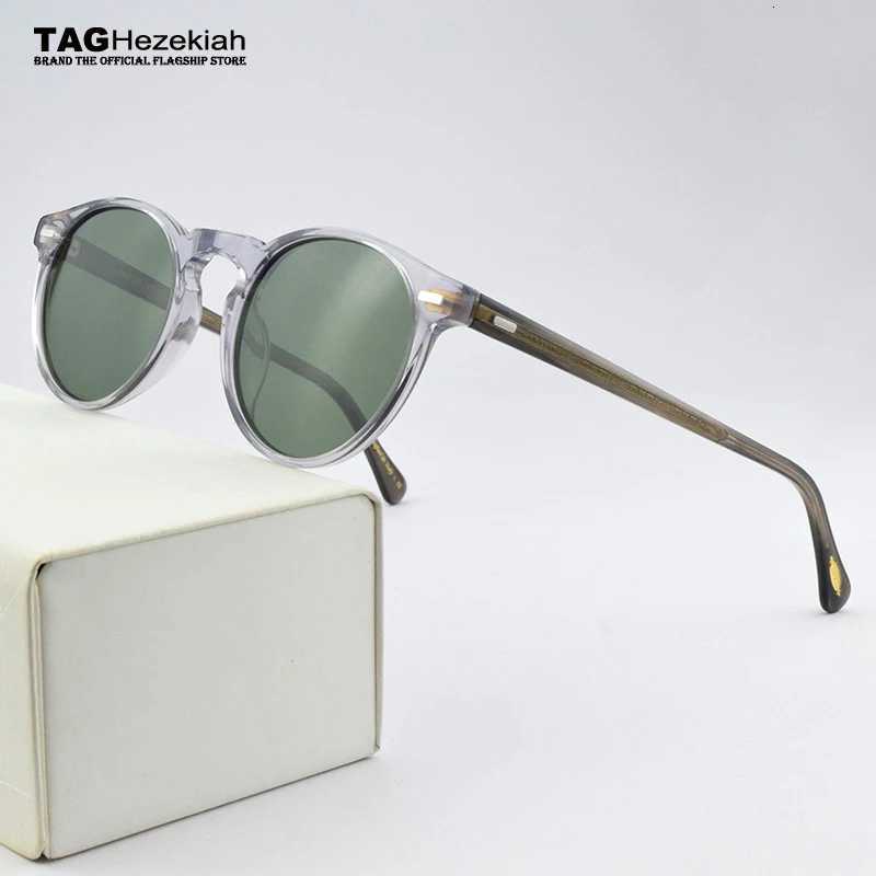 Brand Sunglasses Women 2025 Vintage Ronud Sunglasses Women Glasses Polarized Sunglasses Men OV5186 Driving Fashion Retro UV400W251023