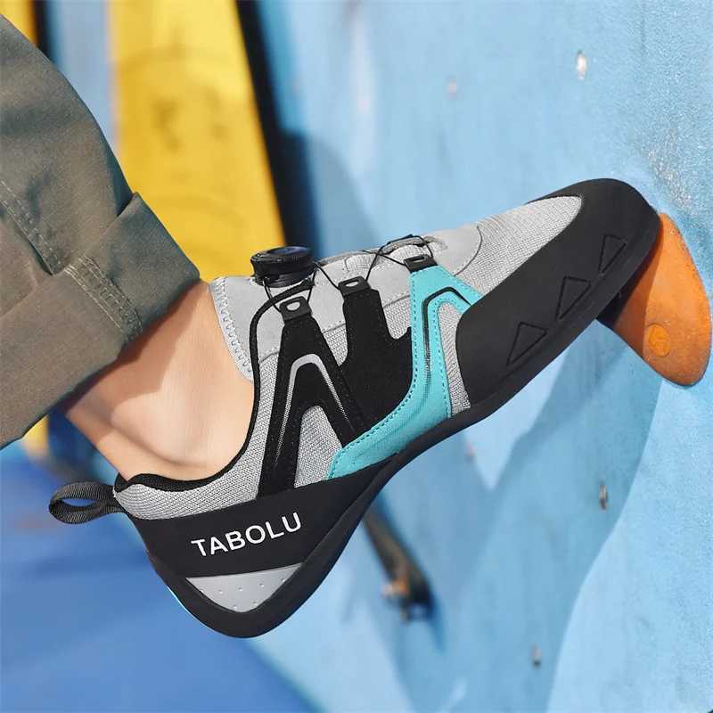 New mens rock climbing Highquality rotary PROfESSional climbing training shoes Outdoor LEisure sports shoes Hking sh J251023