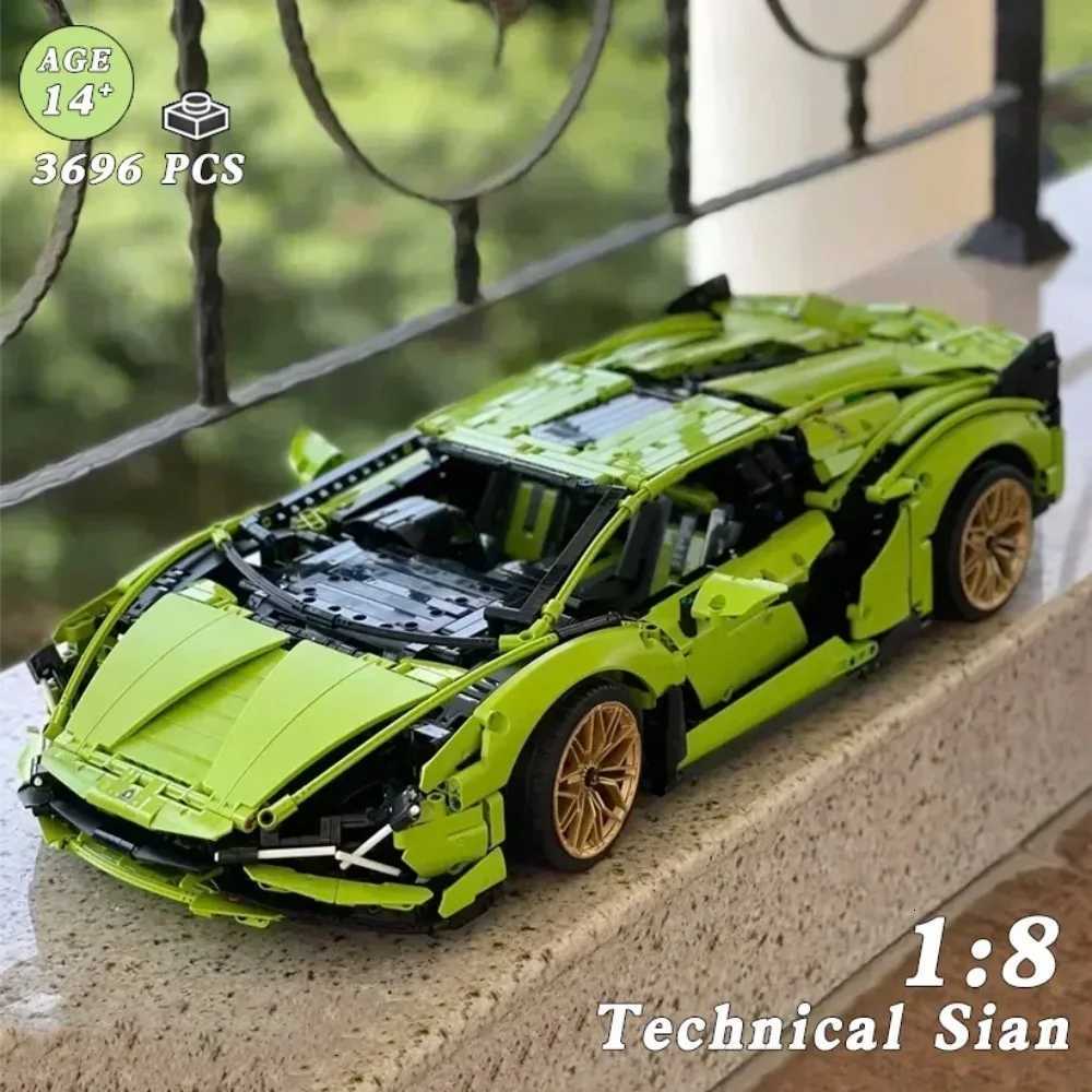 3696 You Xi an Architectural Technology Blog Compatible with building blocks MOC 42115 Adult Model Design Sports Car toys ChildT251023