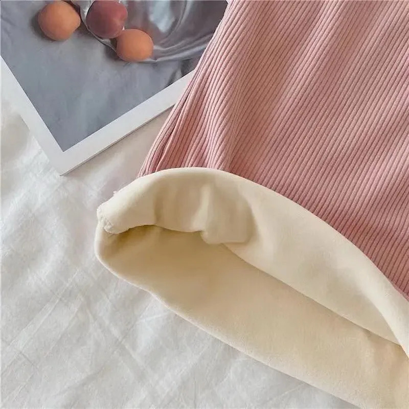 Women Velvet Vest Plush Winter Thickened Unwear Solid Color Thermal Underwear Camisole Warm Sling Vest Top Bottoming Clothing 251023