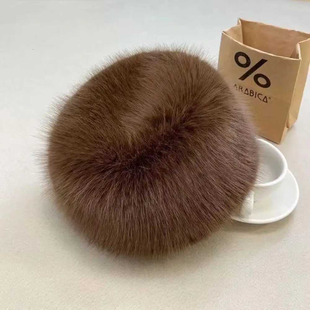New Fluffy Fur Wens Winter Hat Winter Snow Ski Fa Faux Fur Thick Warm Windproof Hat Russian Hat Mink Fishermans HatW251023