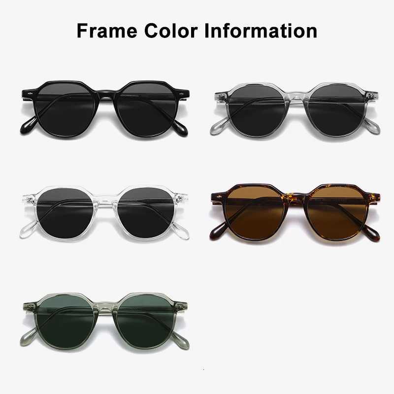 SZTZX New Retro Polygonal Prescription Driving Glasses Fashion Street Outdoor Beach Sunglasses Men Womens Myopia UV400 EyewearW251023