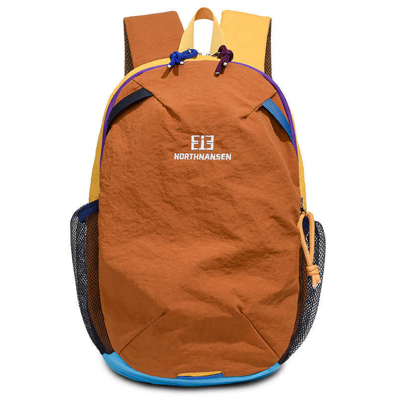 Lightweight Casual Outdoor Sports Bag Large Capacity Nylon Versatile Hiking Mountaineering Bag Fashionable Commuting Travel Small Backpack W251023