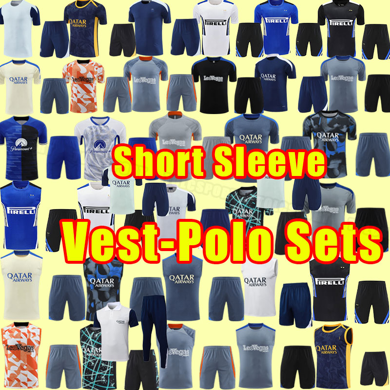 LUKAKU soccer Tracksuits 25 26 Inter BARELLA VIDAL LAUTARO ERIKSEN ALEXIS DZEKO CORREA UNIFORMS football shirt 2025 2026 Milans POLO vest Training set pants child