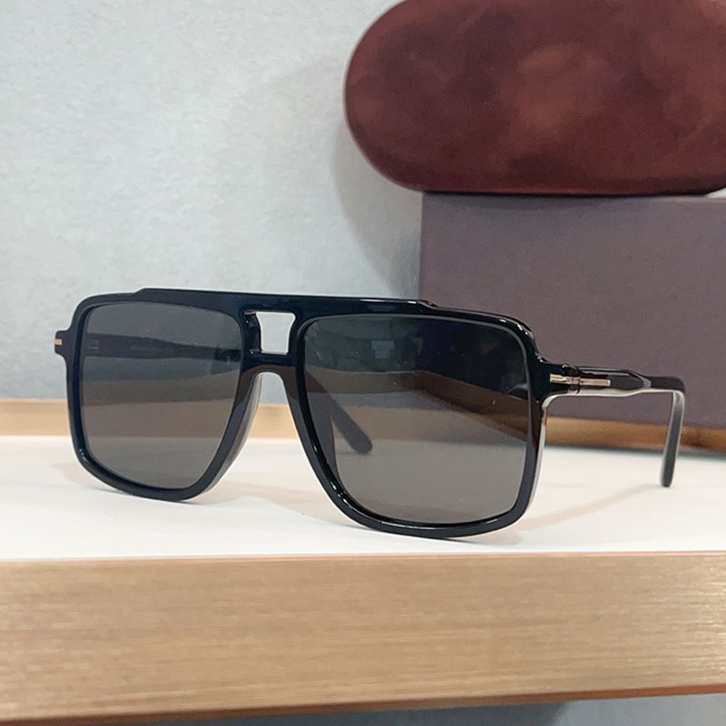 Classic Mens KEMP SUNGLASSES Retro Style Acetate Navigator Design Polarized Glasses Anti UV UV400 Suitable For Outdoor Driving FT1177