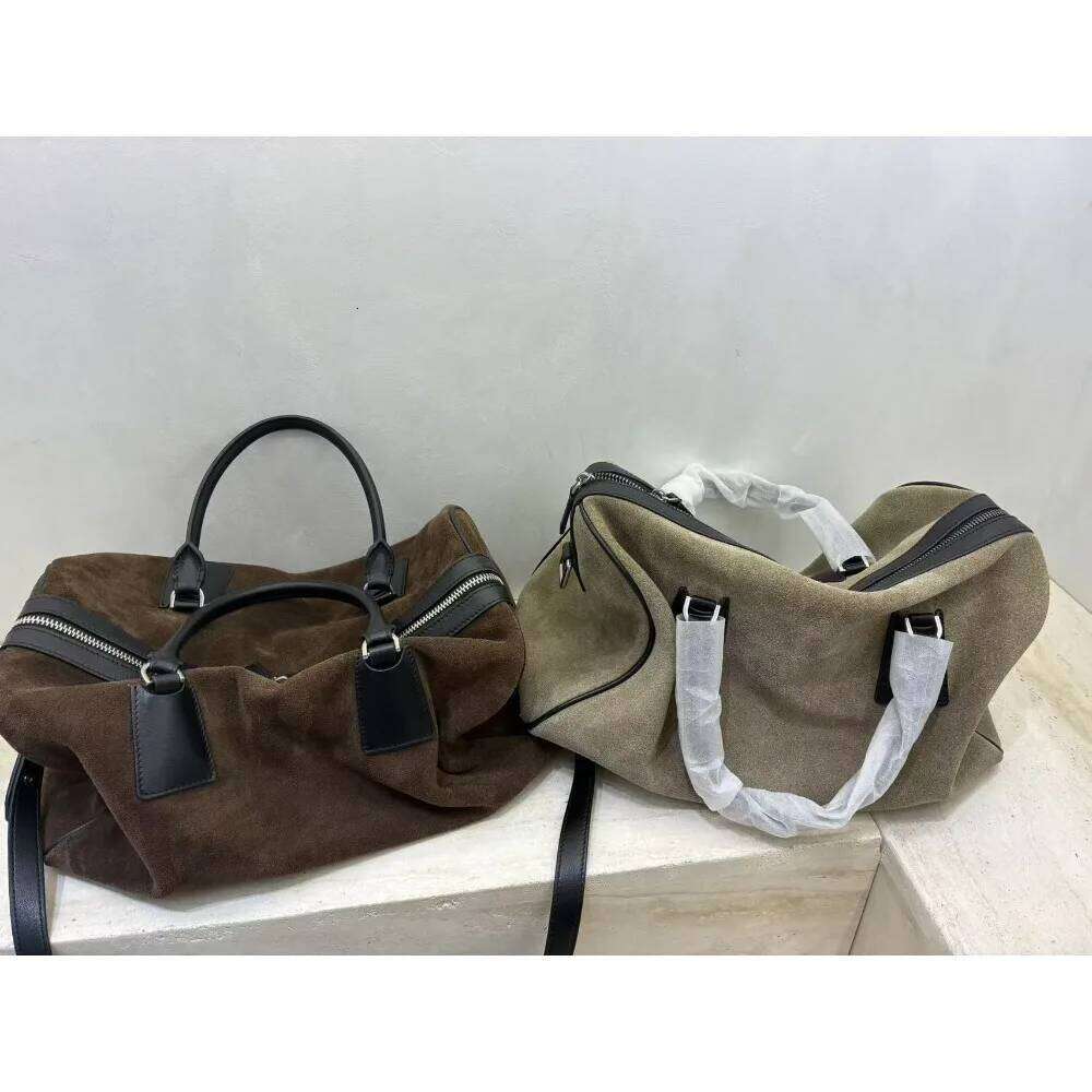 Autumn Winter New Niche Design Retro Old Money Style Commuting Casual Versatile Large Capacity Suede Shoulder Oblique Span Bag