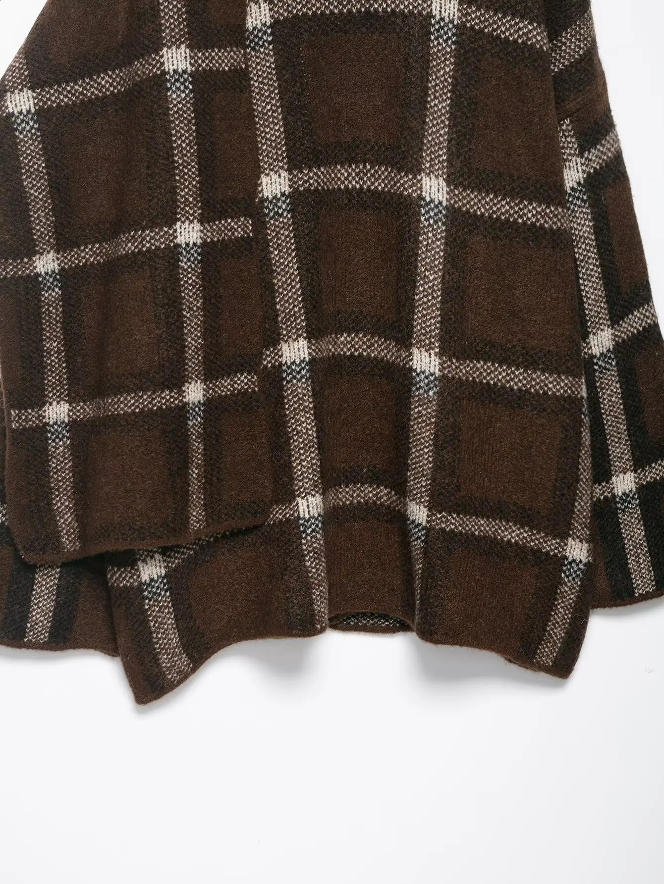 High Quality Autumn Sweater Cardigan Plaid Coat Women Fashion Casual Elegant Long Sleeve Knitted Tops Outerwears Pull Femme 251022