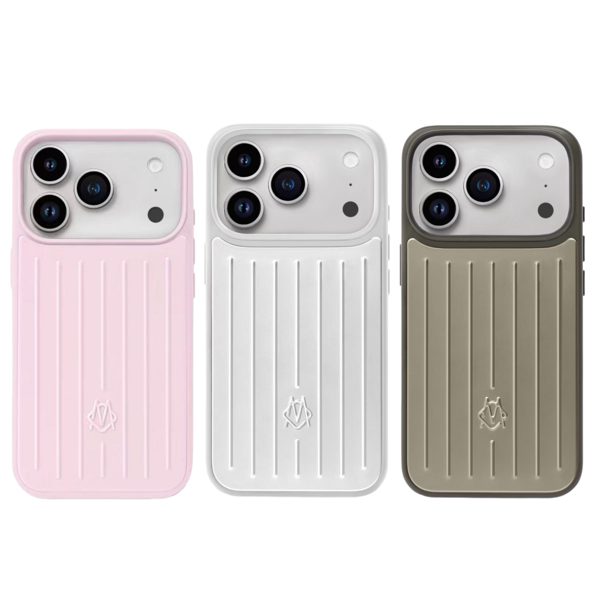 RIM Phone Case Valise Designer iPhone Case pour Apple iPhone 17 Pro Max 16 15 Polycarbonate Alliage d'aluminium MagSafe Weave Couverture arrière