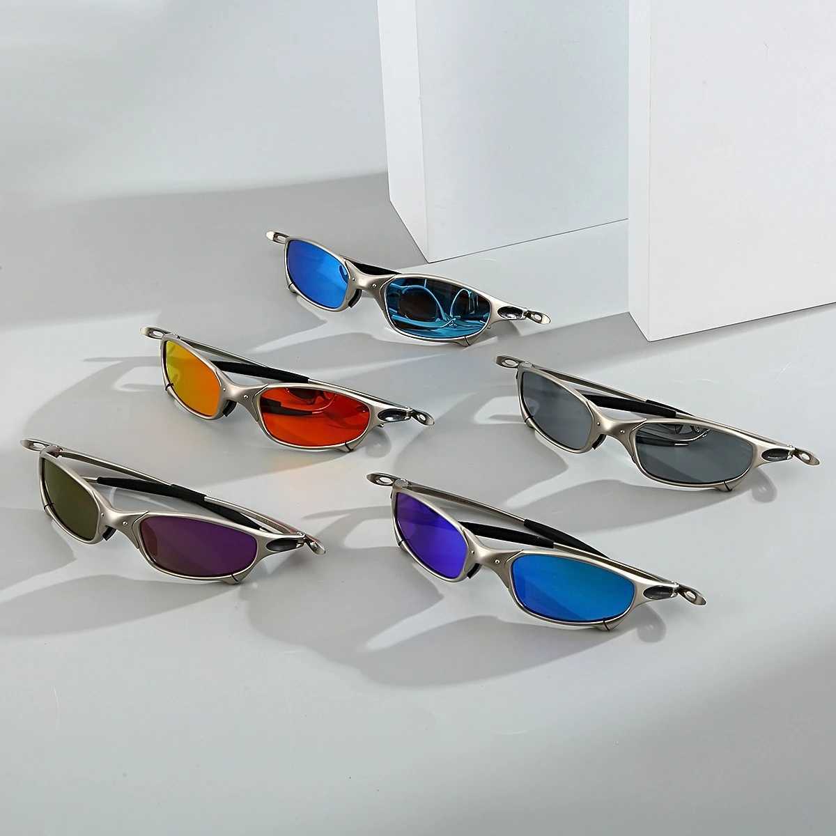 Man Polarized Sunglasses Cycling Glasses UV400 Fishing Sunglasses Metal Bicyc Goggs Cycling Eyewear Riding Glasses W251023