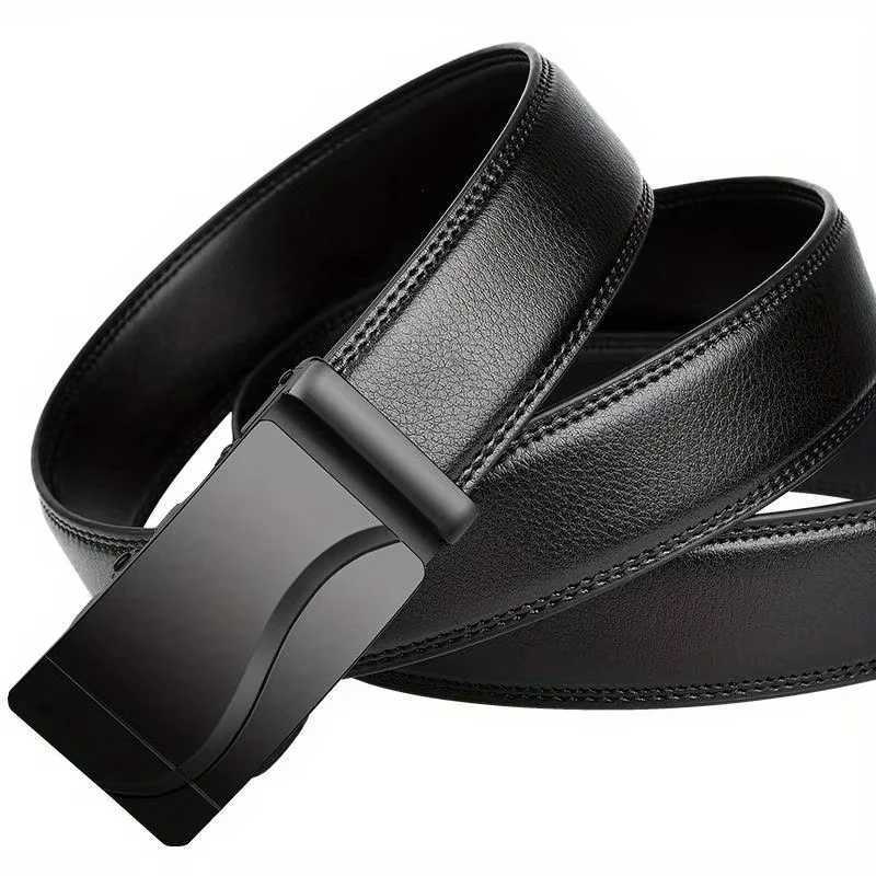 Mens belts Automatic buckle PU high quality leather for men Casual leather strap for jeansXJ251023