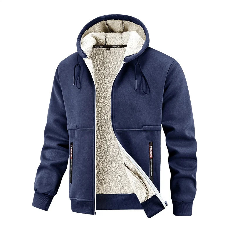 Autumn and Winter Lamb Fleece Jacket for Men Comfortable High Quality Fashionable with Warm 251023