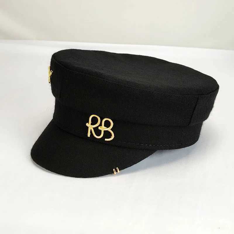 Designer Brand Earring Woon Newsboy s for Wen tter Militray Hat Flat Top Casual Gorras Visor Navy HatsW251023