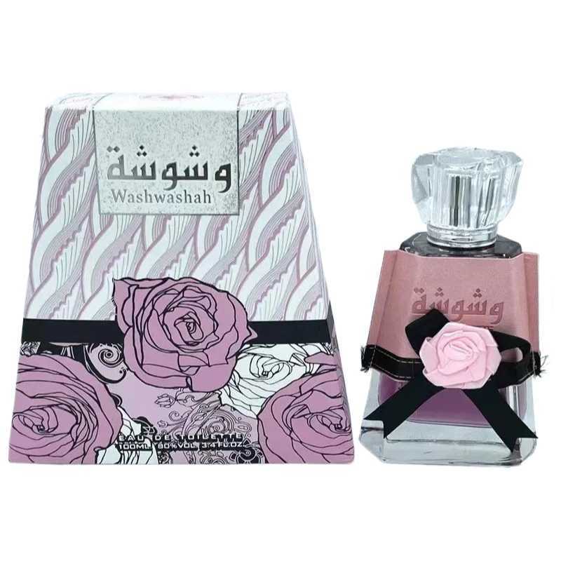 Arab Perfumes Woman Arabic Long Lasting Rose Fragrance Body Spray EDT EDP Washwashah Parfum Pheromone For WomenW251023