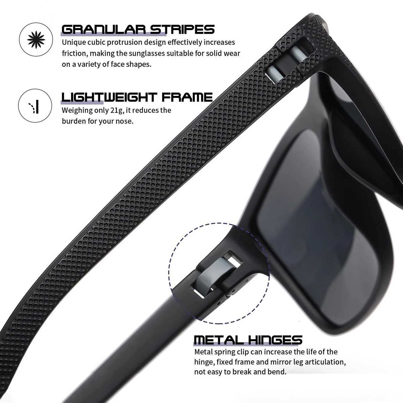 CRIXALIS Vintage Square Polarized Sunglasses for Men Women Retro Trendy Sun Glasses Male Driving Fishing Mirror Shades UV400W251023