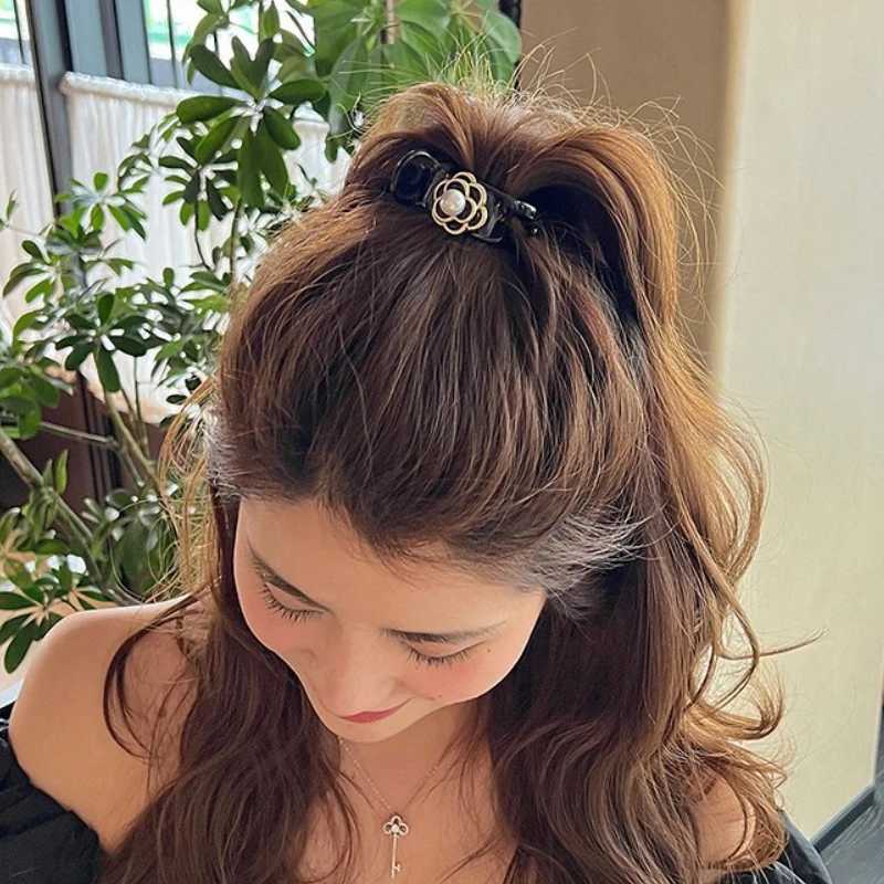 Korean lia wer Hair Clip Crab Clamp Barrettes Elegant Ponytail Clip Hair Cl Heaear Hair Accories for Wen Y251023