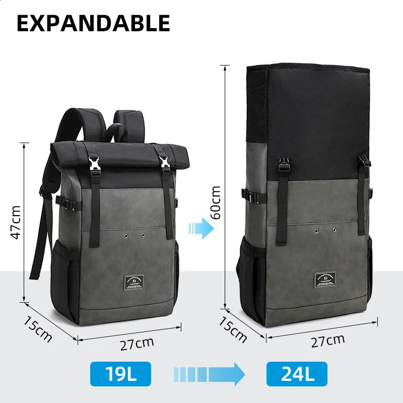 Large Capacity Rucksack Travel Bag Laptop Backpack men Back Pack Luggage Shoulder Bags Roll Cover Men Mochila Bagpack 251021