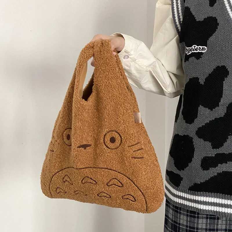 Fashionable Soft and Cute Plush Tote Bag New Ins Leisure Walking Bag Large Capacity BagL251023