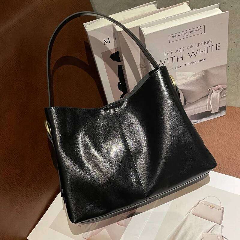 Jonlily Women Genuine Leather Shoulder Female Handbag Totes Casual Crossbody High Capacity Commuter Bag Purse -Kg2061 Mdng251023