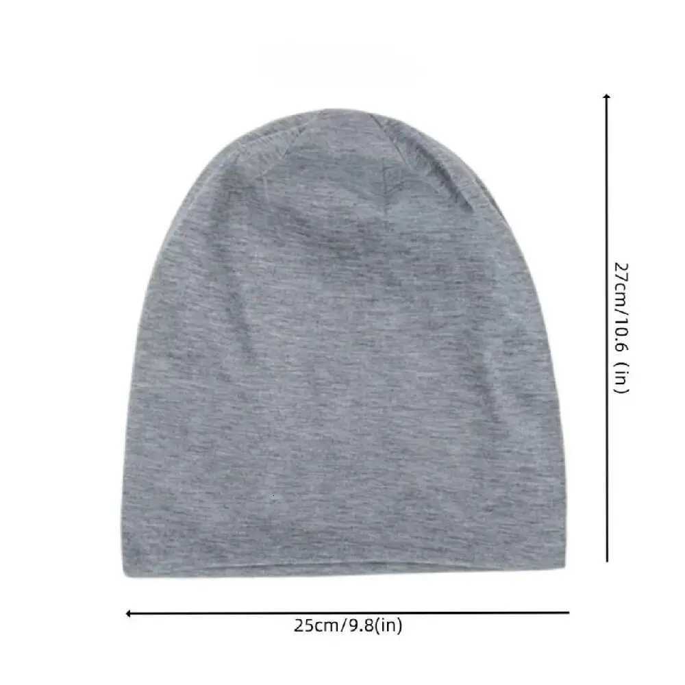 Solid Color Unisex Men Women Slouchy Beanie HipHop Soft Cotton Cap Lightweight Running Beanie Adult Dwarf HatXJ251023